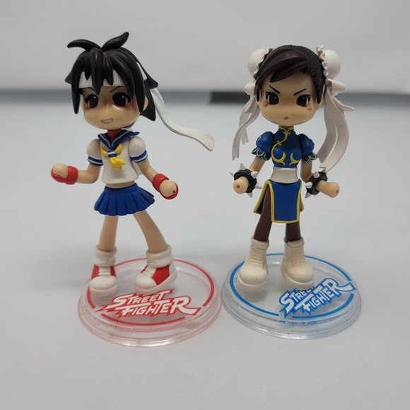 Street Fighter Capcom Video Game Figure Chun Li Sakura Pinky GSI Vance Project - Picture 1 of 11